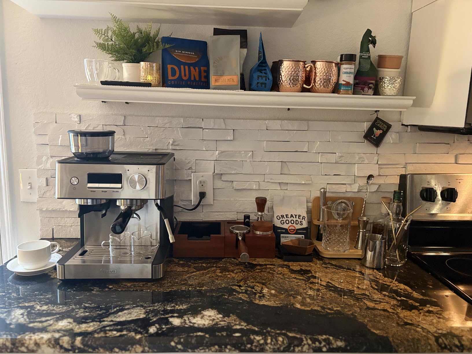 Gevi Dual Boiler Espresso Machine With Built‑In Burr Grinder customer photo 2