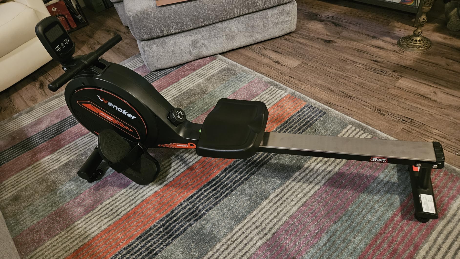 Wenoker Magnetic Rowing Machine for Home,Quiet & Smooth,Full Body Workout customer photo 1