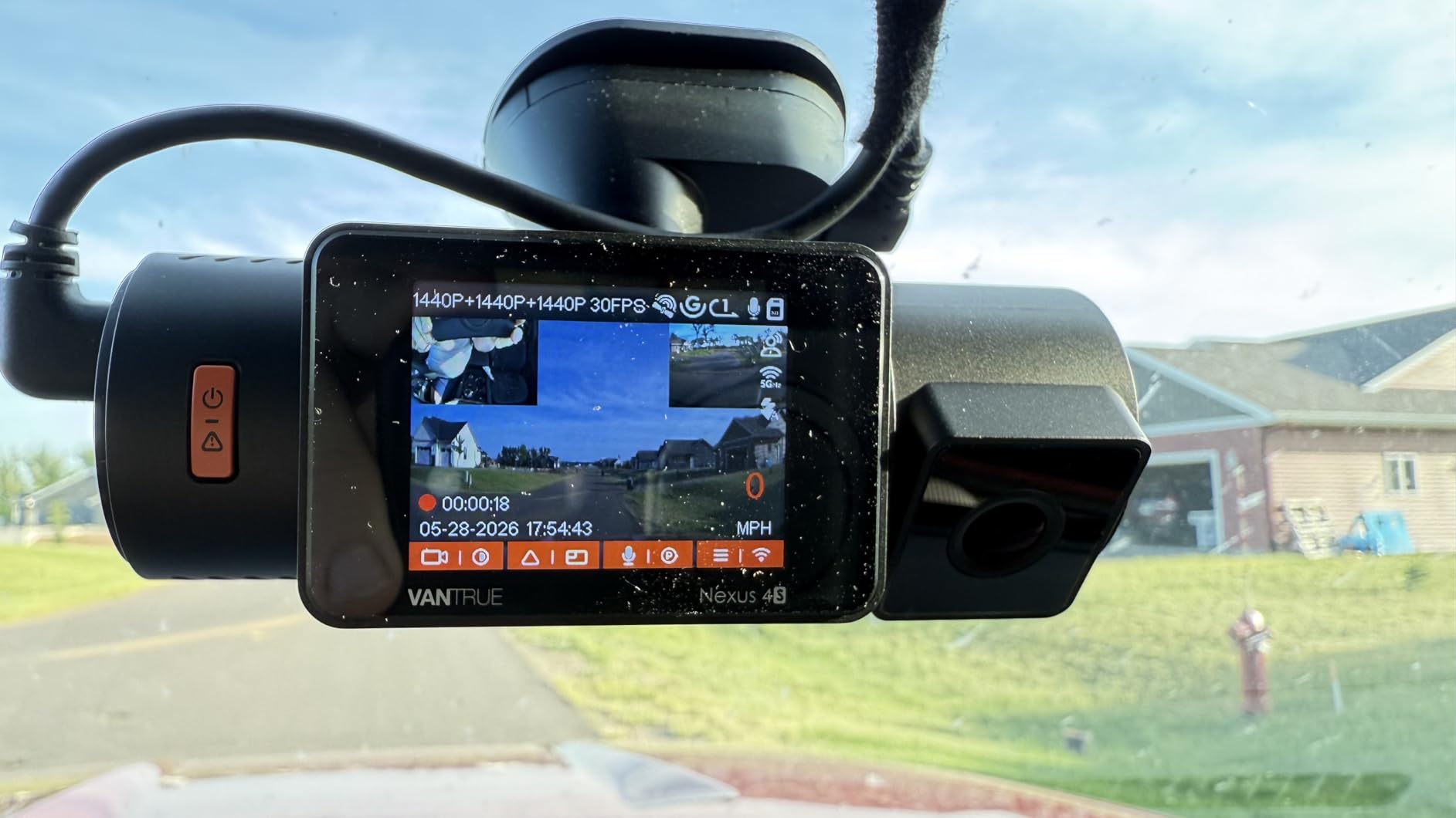 Vantrue N4S 2.7K 3 Channel Dash Cam, Triple STARVIS 2 Night Vision customer photo 1