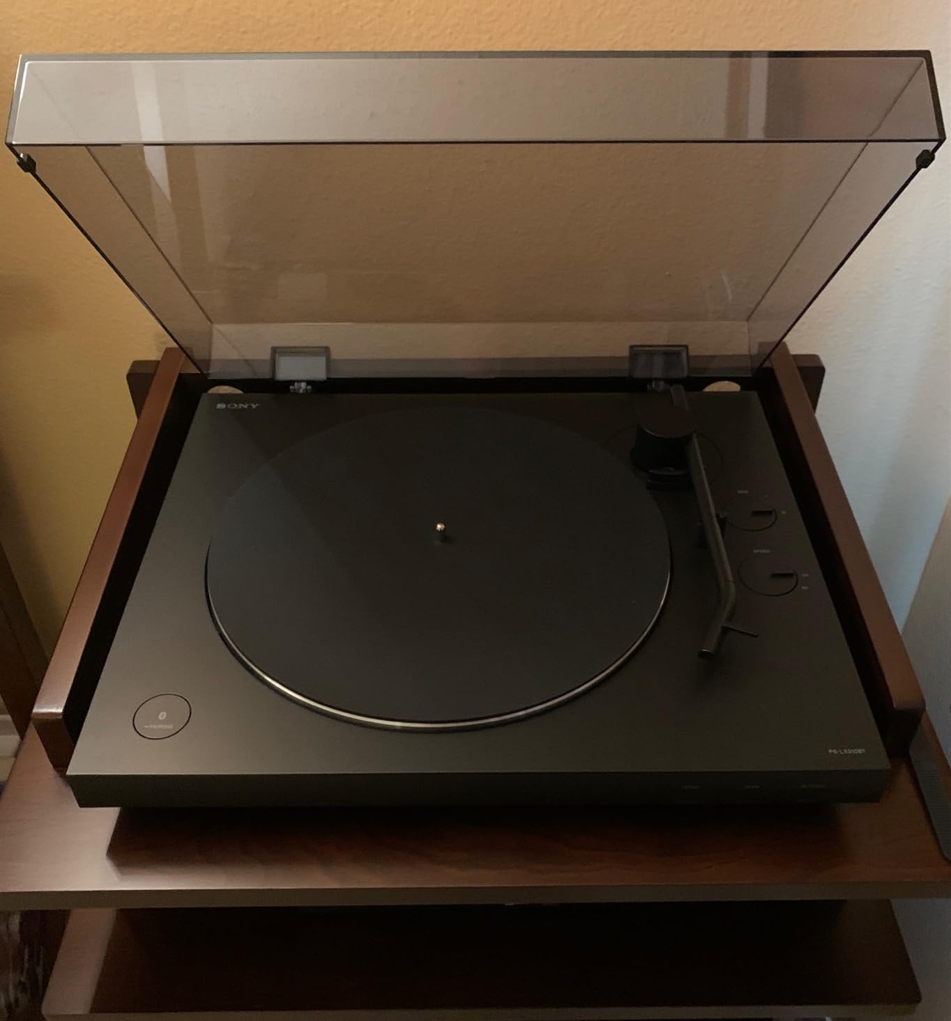 Sony PS-LX3BT Wireless Bluetooth Turntable (2026 Model): Fully Automatic Belt Drive Vinyl Record Player with Built-in Phono EQ, Black customer photo 2