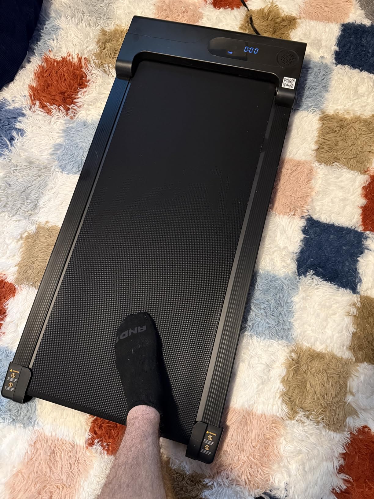 Walking Pad Treadmill for Home - Under Desk Treadmills Portable Mini Compact Walk Pads for Small Spaces Office Indoor Apartment Floor Flat Running Machine with Remote Quiet Lightweight customer photo 2