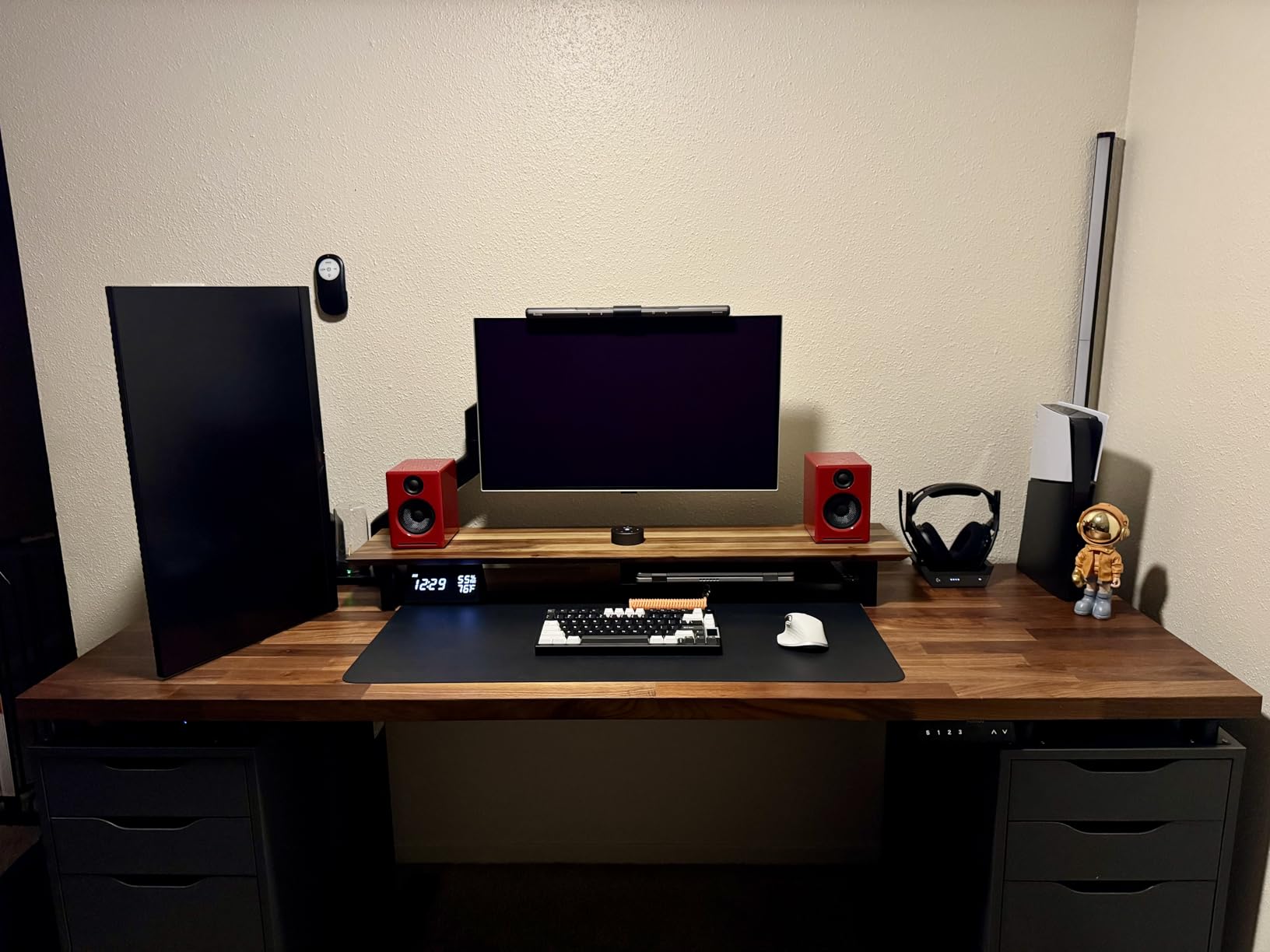 COREMINDED Solid Wood Dual Monitor Stand Riser - 42