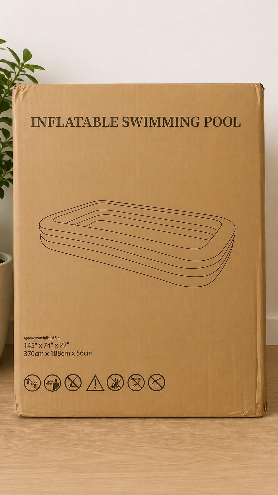 Extra Large Inflatable Swimming Pool - 145