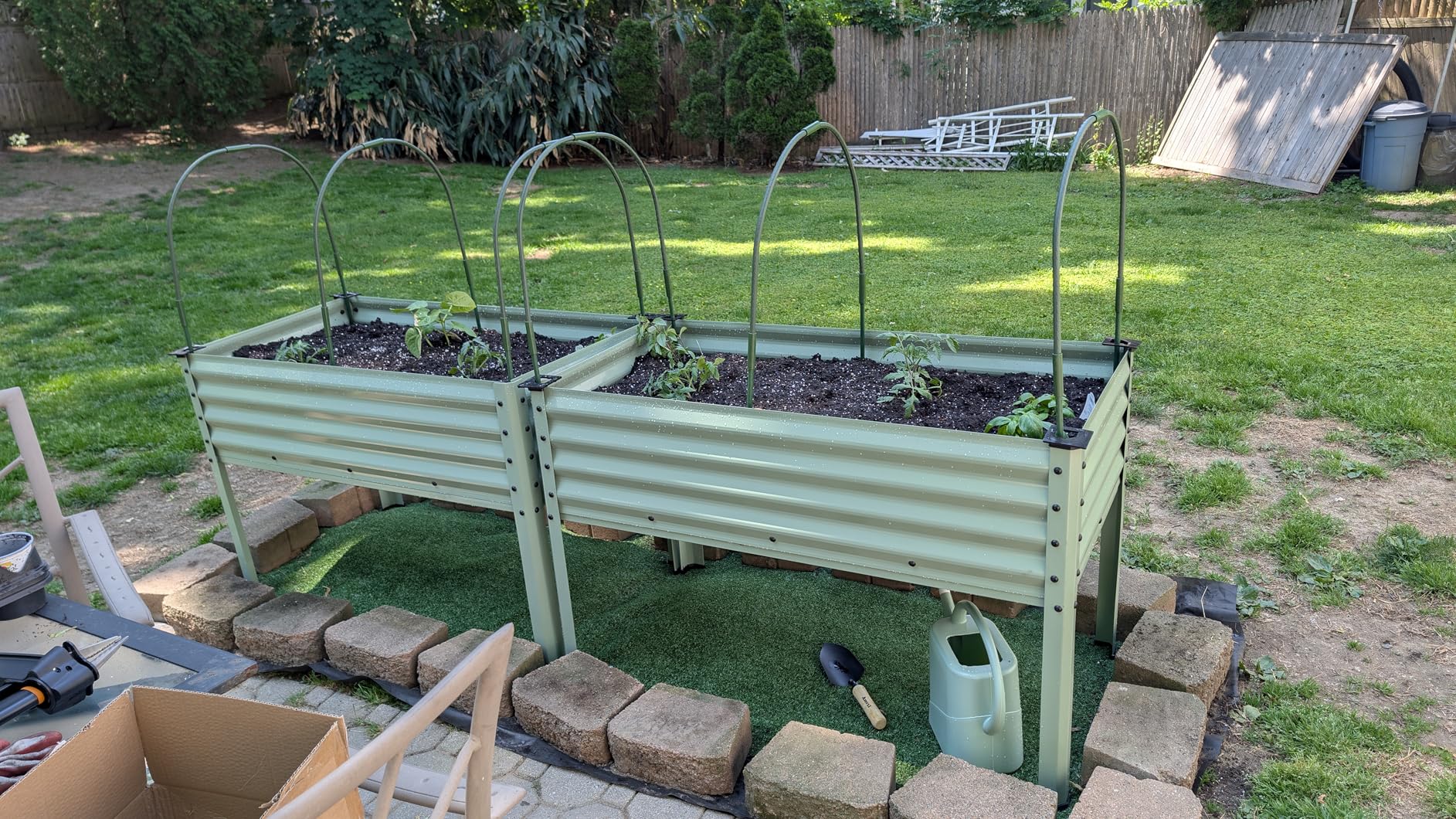 Best Choice Products 72x24x30in Non Toxic Galvanized Raised Garden Bed, Metal Elevated Planter Box, Vegetable Garden, 100% Non Toxic Materials - Charcoal customer photo 1