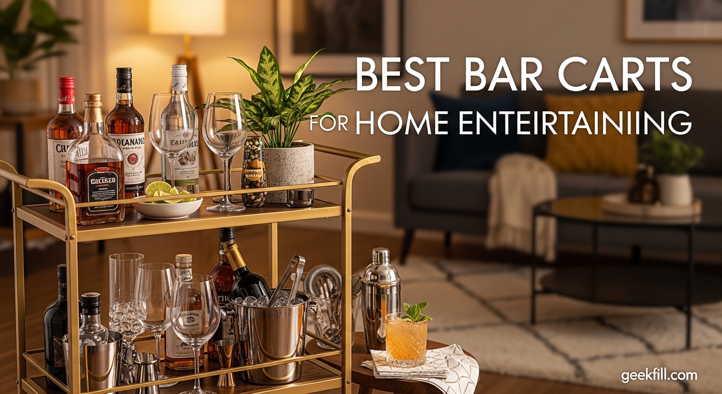 Best Bar Carts for Home Entertaining