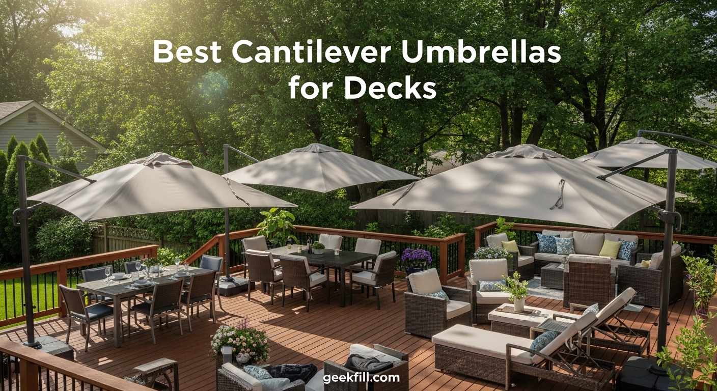 Best Cantilever Umbrellas for Decks