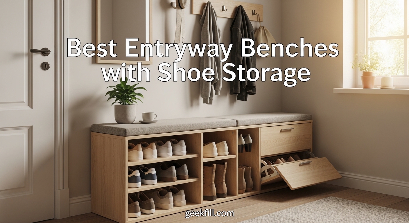 Best Entryway Benches with Shoe Storage