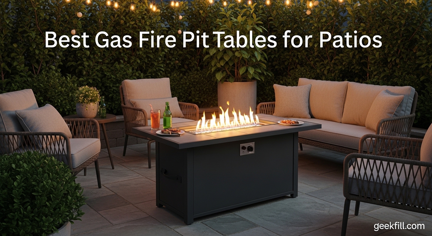 Best Gas Fire Pit Tables for Patios