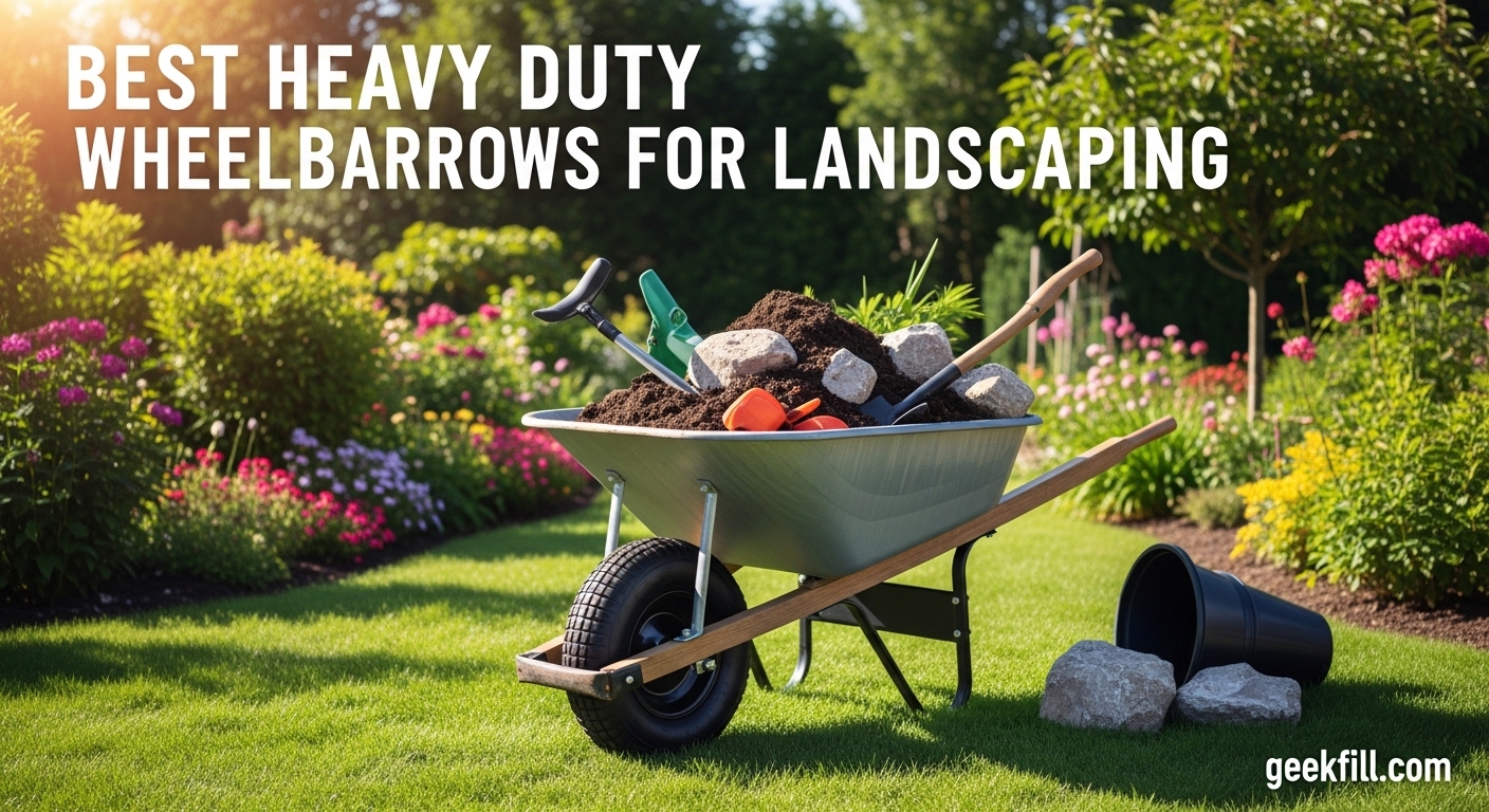 Best Heavy Duty Wheelbarrows for Landscaping