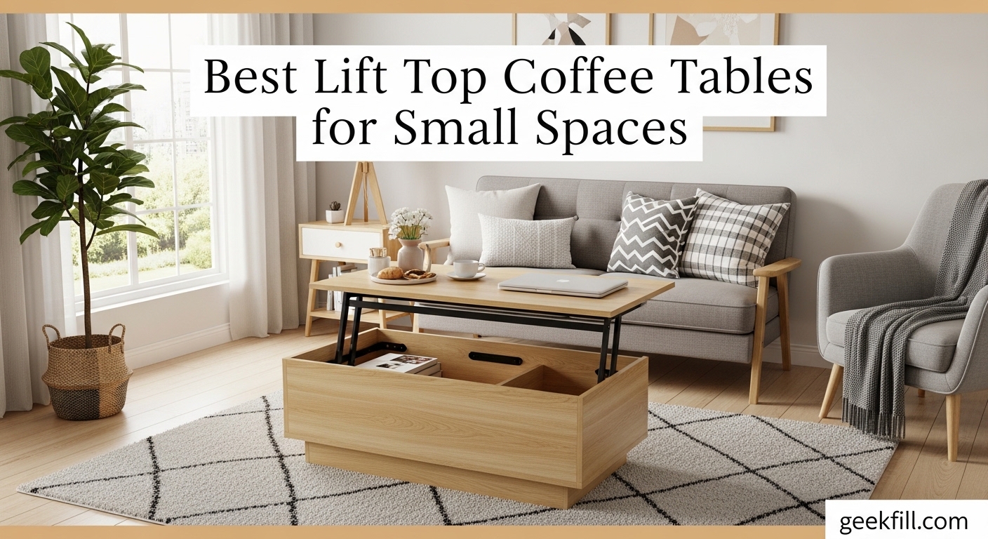 Best Lift Top Coffee Tables for Small Spaces