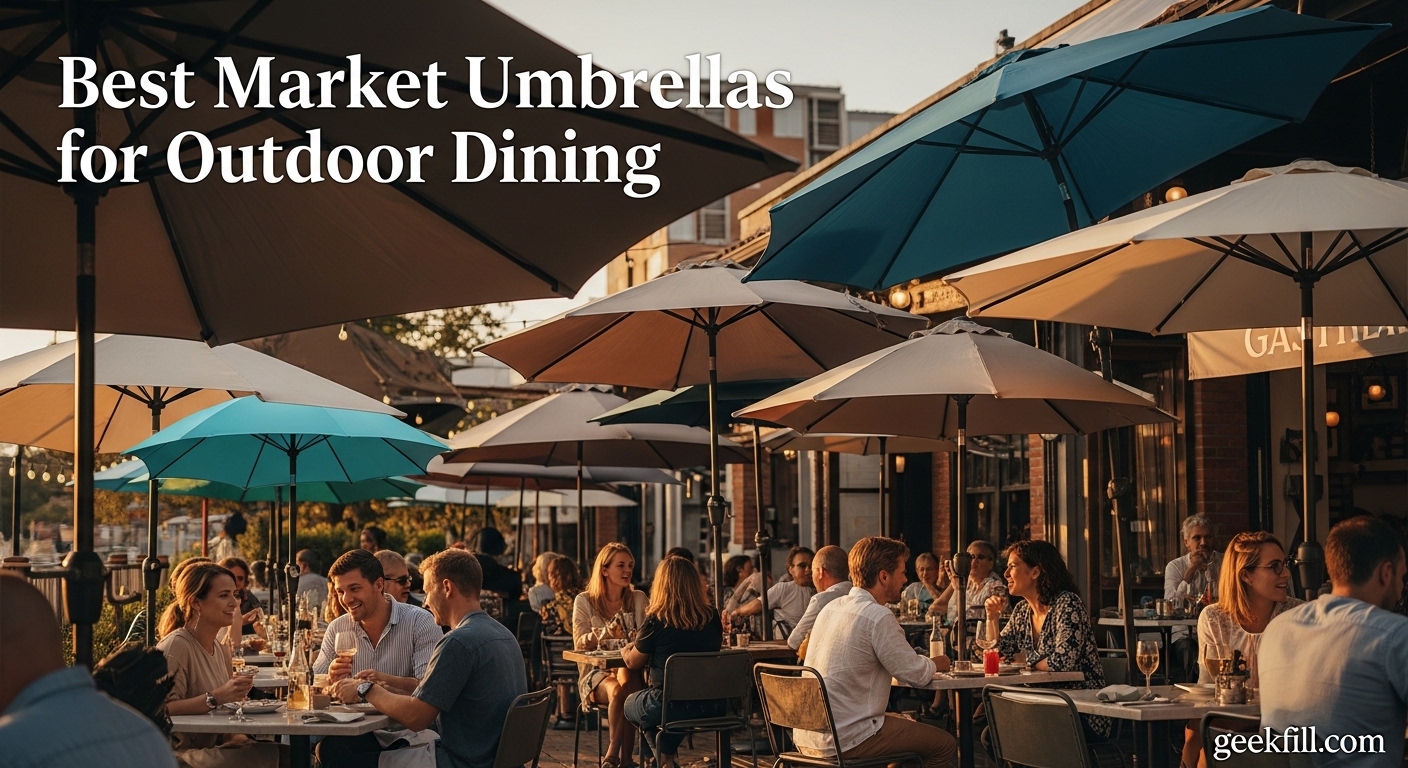 Best Market Umbrellas for Outdoor Dining