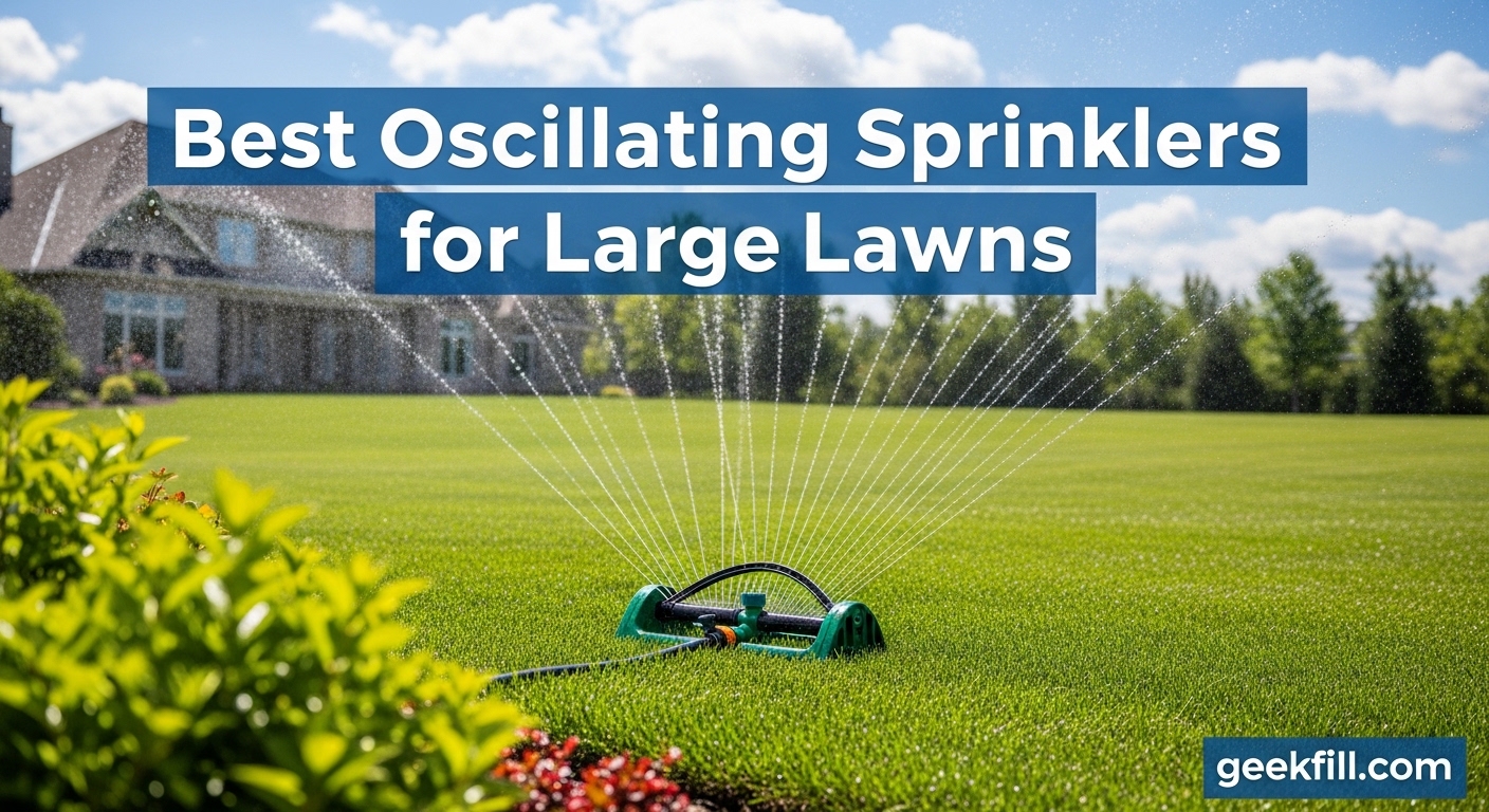 Best Oscillating Sprinklers for Large Lawns