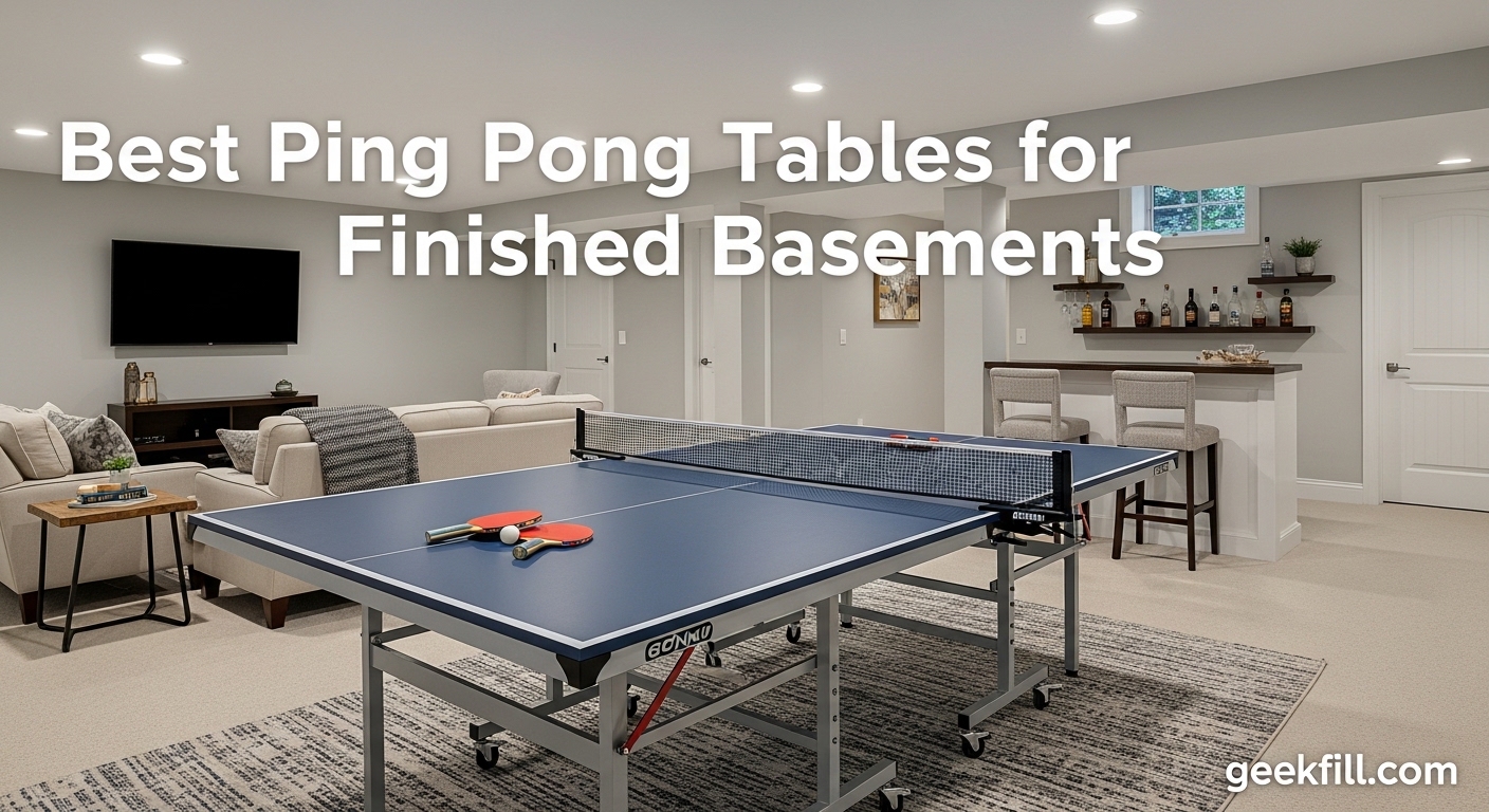Best Ping Pong Tables for Finished Basements