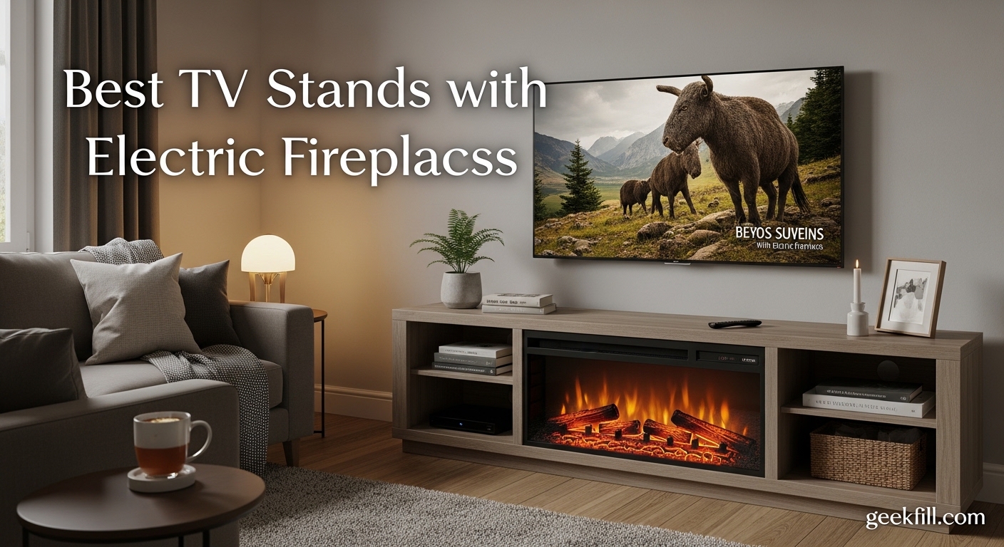 Best TV Stands with Electric Fireplaces