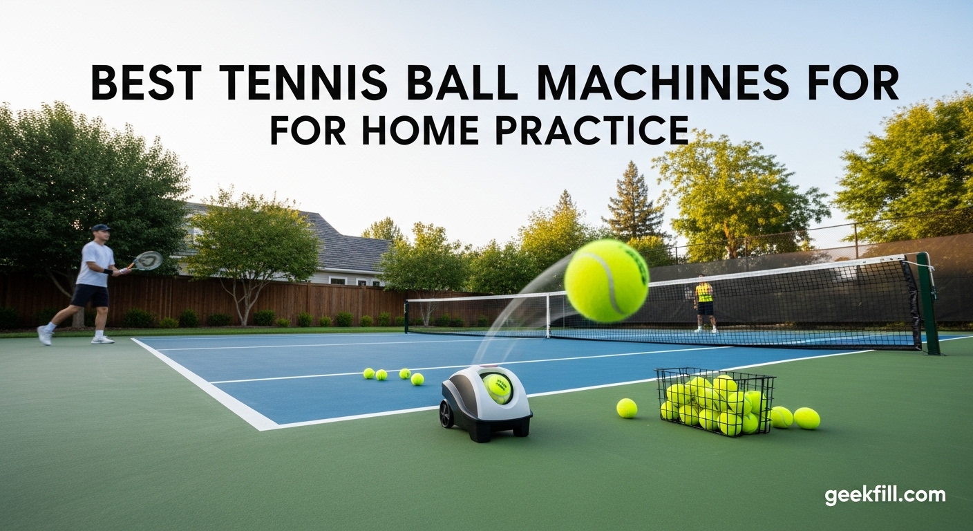Best Tennis Ball Machines for Home Practice