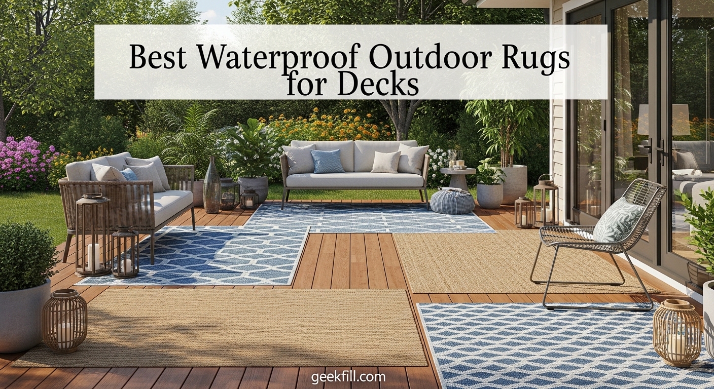 Best Waterproof Outdoor Rugs for Decks