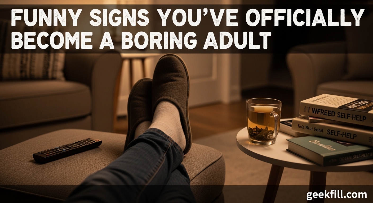 Funny Signs You've Officially Become a Boring Adult