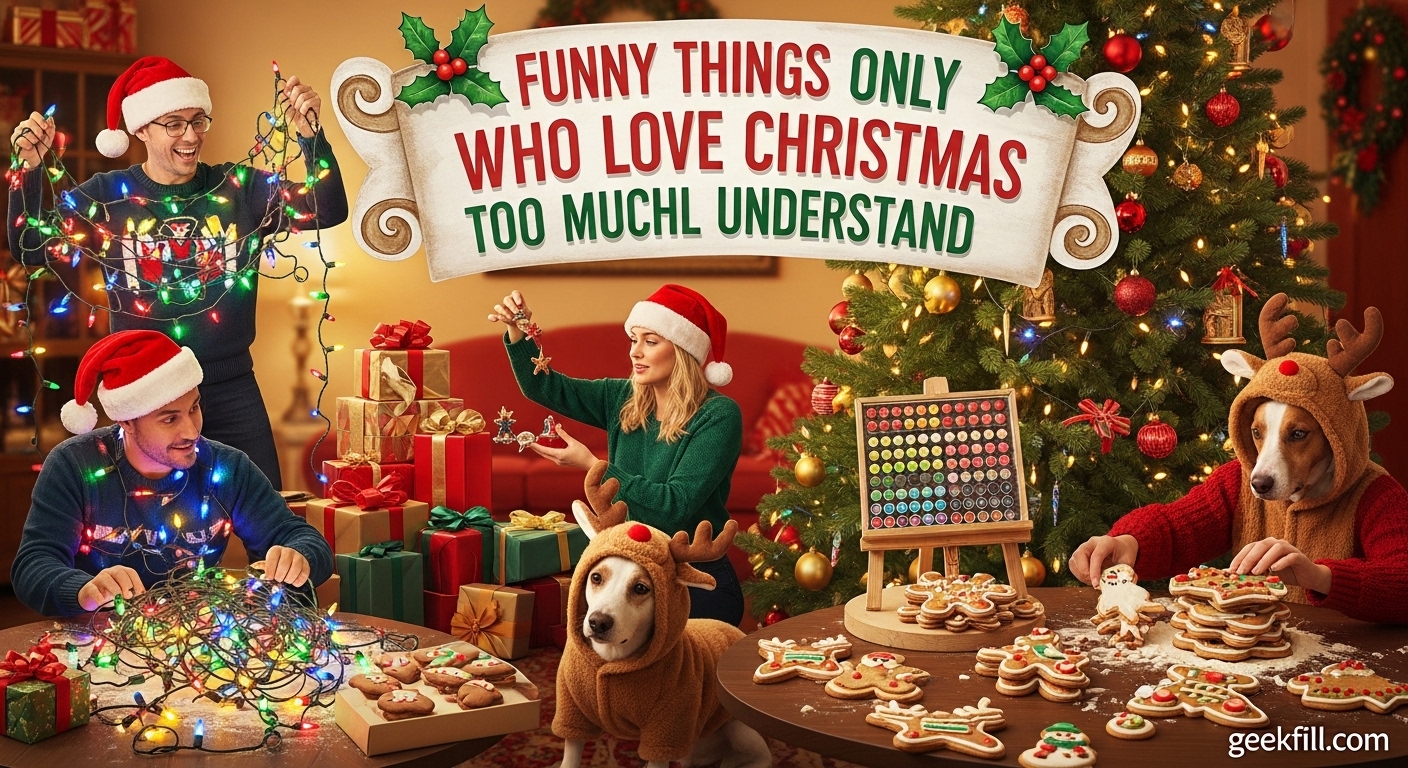 Funny Things Only People Who Love Christmas Too Much Will Understand