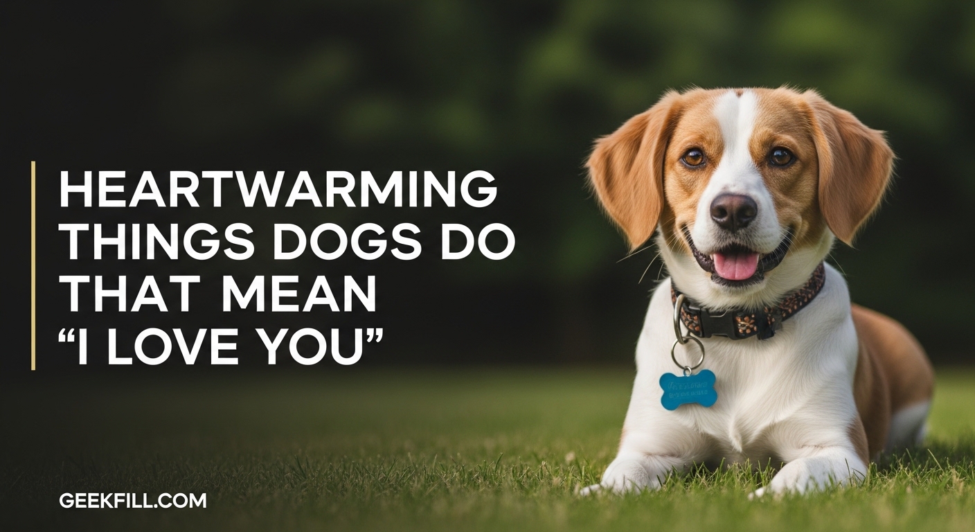Heartwarming Things Dogs Do That Mean I Love You