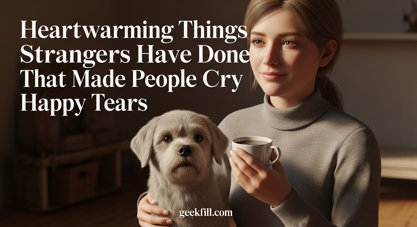 Heartwarming Things Strangers Have Done That Made People Cry Happy Tears