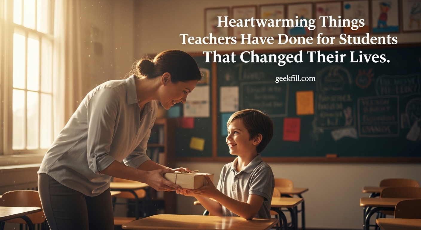 Heartwarming Things Teachers Have Done for Students That Changed Their Lives