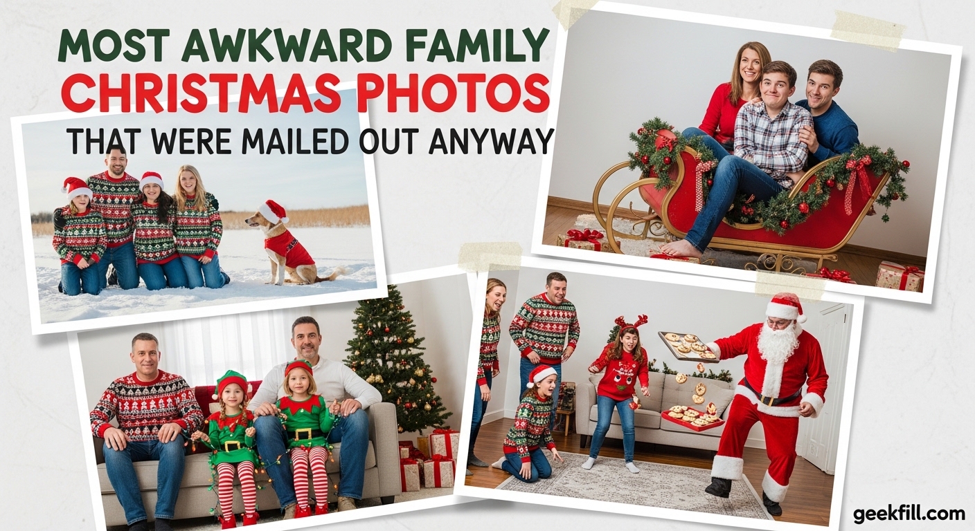 Most Awkward Family Christmas Photos That Were Mailed Out Anyway