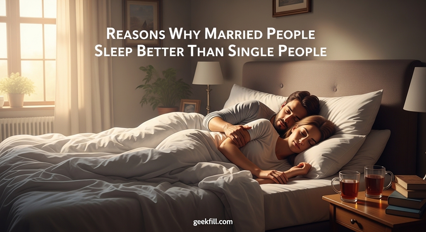 Reasons Why Married People Sleep Better Than Single People