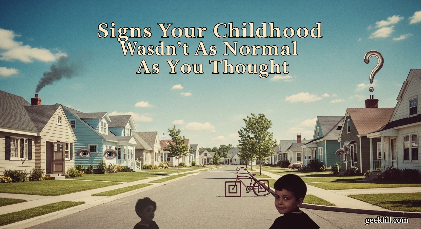 Signs Your Childhood Wasn't As Normal As You Thought