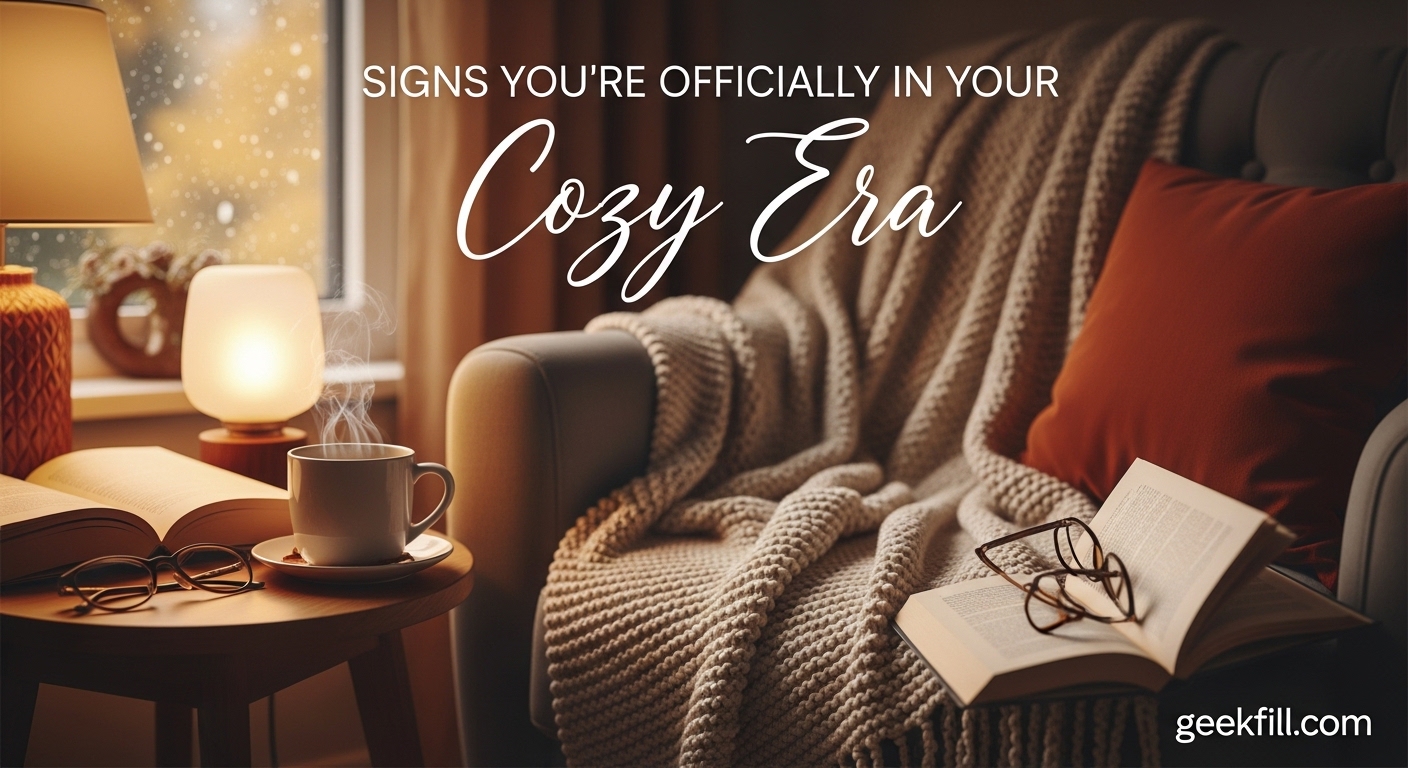 Signs You're Officially in Your Cozy Era