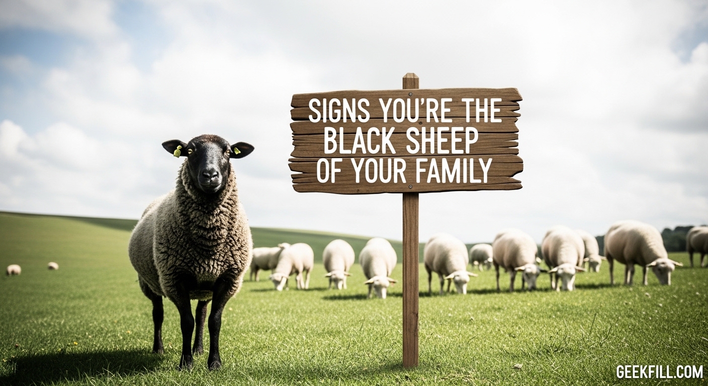 Signs You're the Black Sheep of Your Family