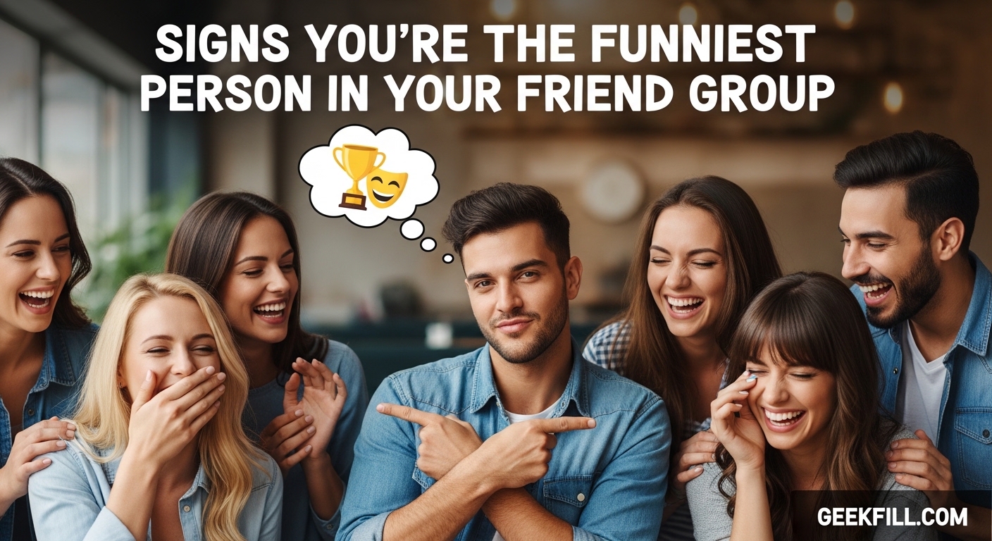 Signs You're the Funniest Person in Your Friend Group