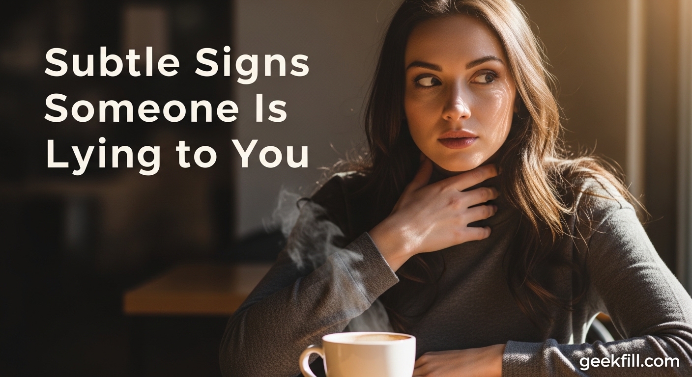Subtle Signs Someone Is Lying to You
