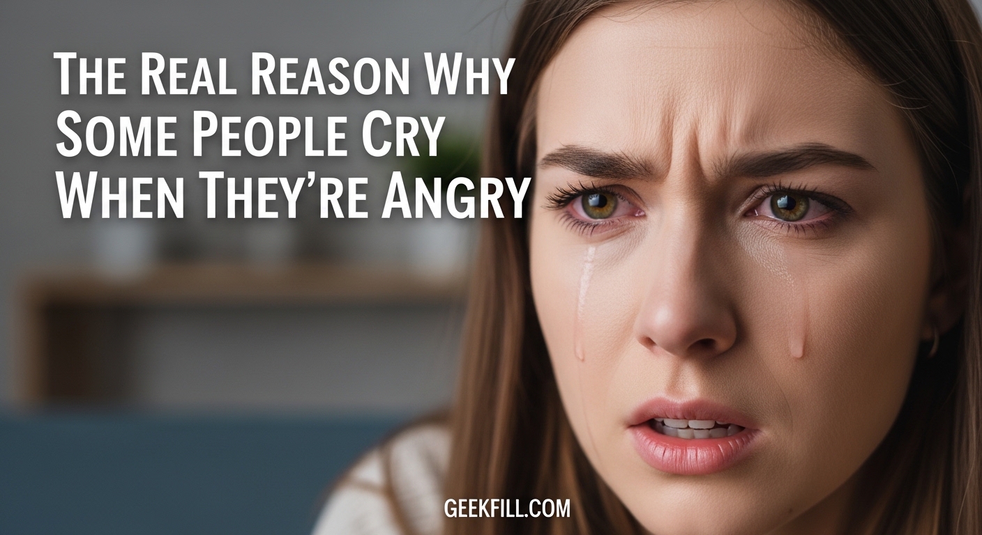 The Real Reason Why Some People Cry When They're Angry