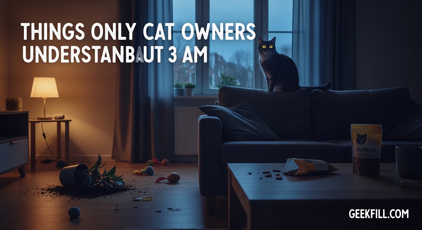Things Only Cat Owners Understand About 3 AM