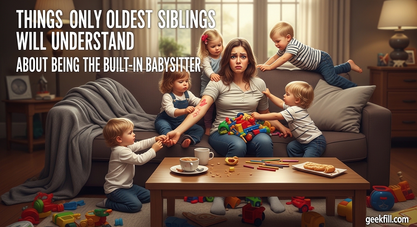 Things Only Oldest Siblings Will Understand About Being the Built-In Babysitter