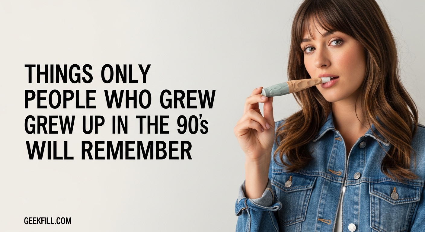 Things Only People Who Grew Up in the 90s Will Remember