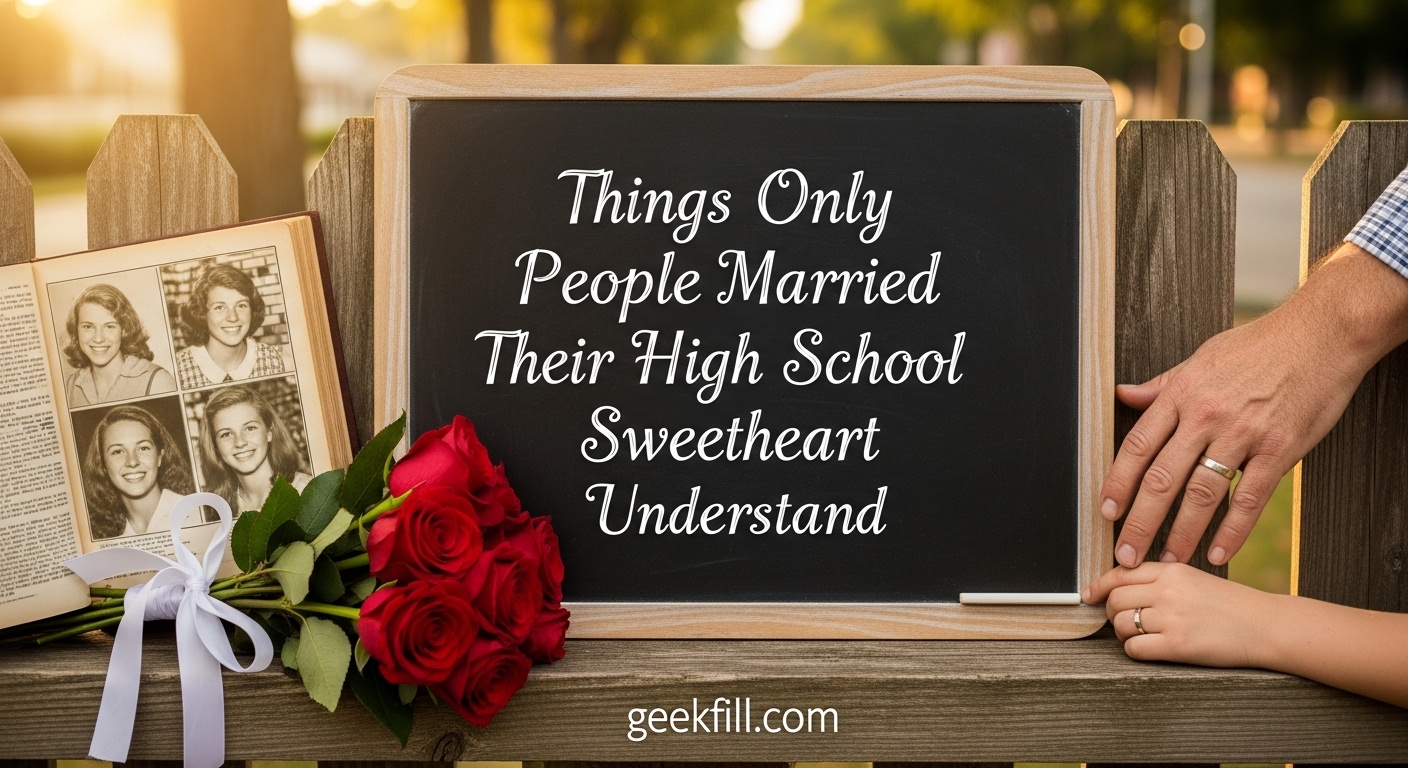 Things Only People Who Married Their High School Sweetheart Understand