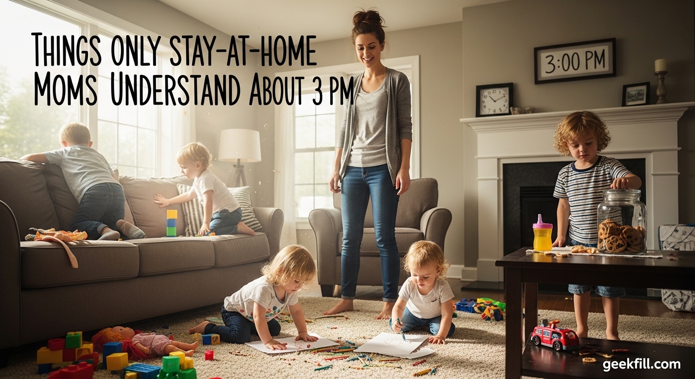 Things Only Stay-at-Home Moms Understand About 3 PM
