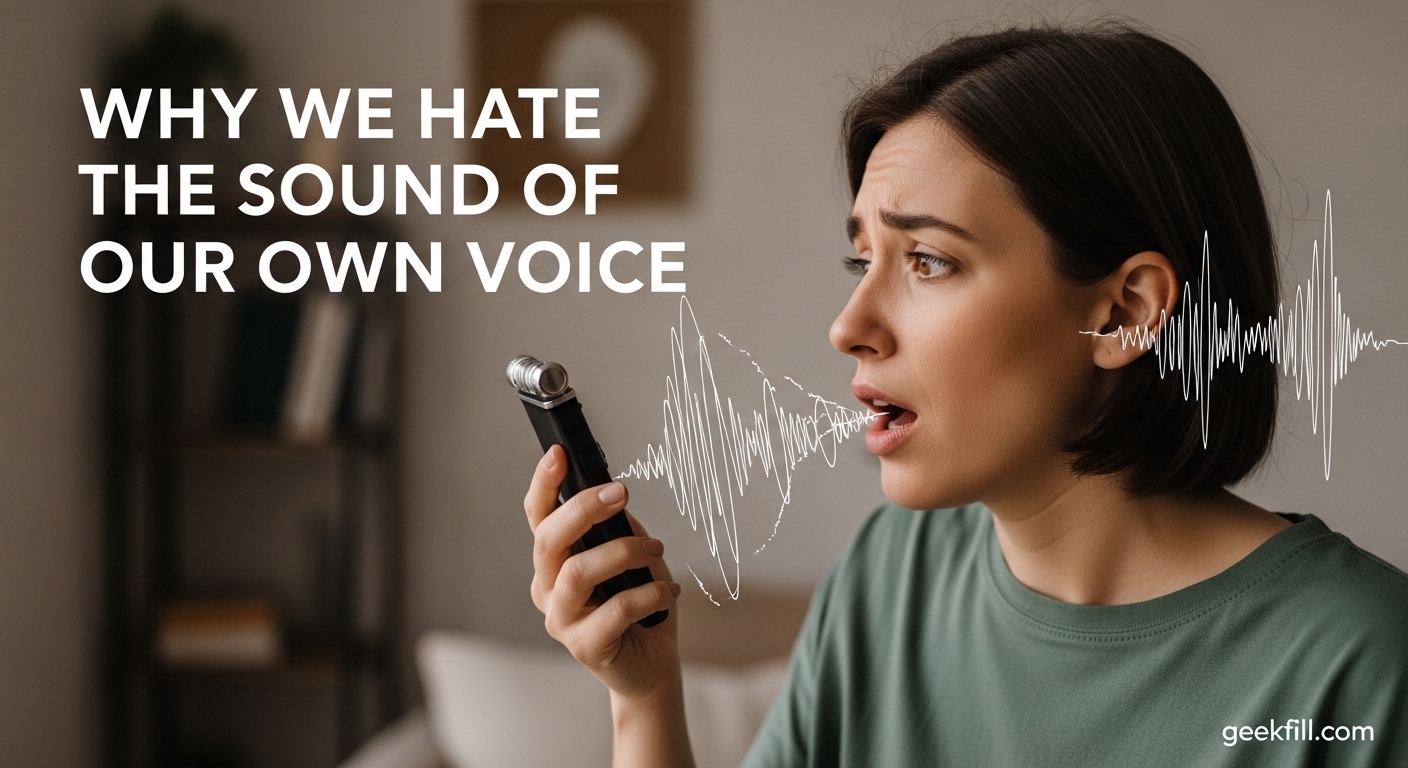 Why We Hate the Sound of Our Own Voice