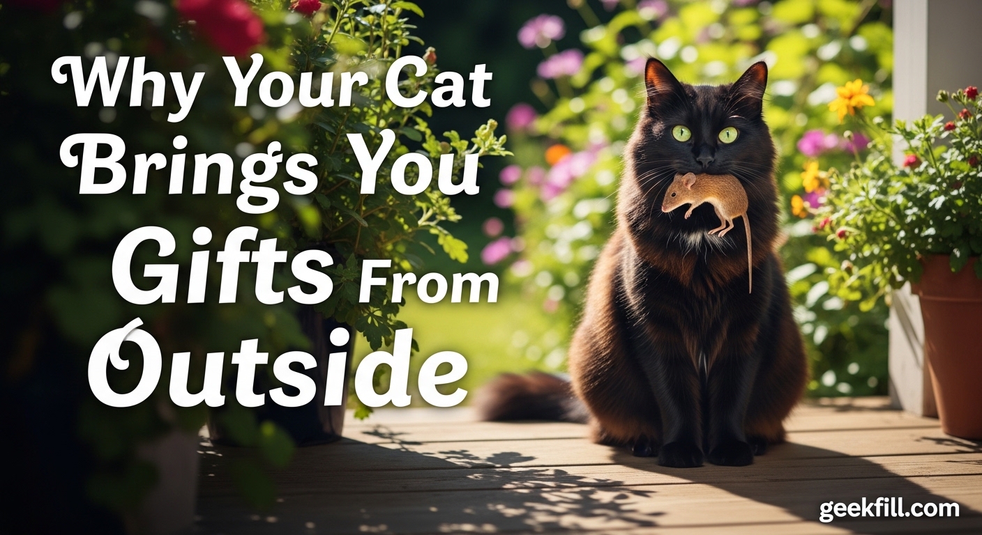 Why Your Cat Brings You Gifts From Outside