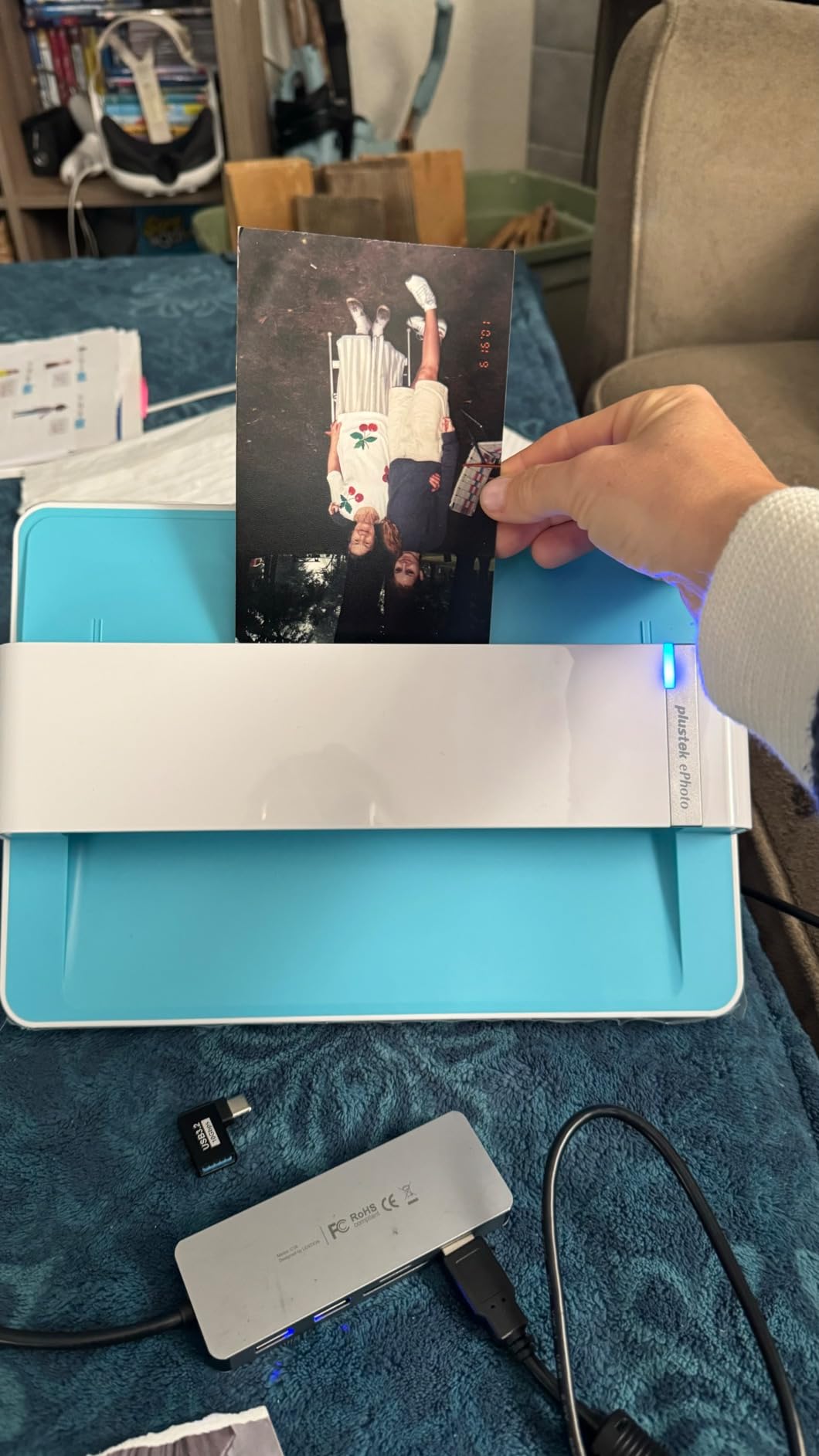 Plustek Photo Scanner ePhoto Z300, Scans 4x6 inch Photos in 2 Seconds, Auto crop and deskew with CCD Sensor, Supports Mac and PC customer photo 2