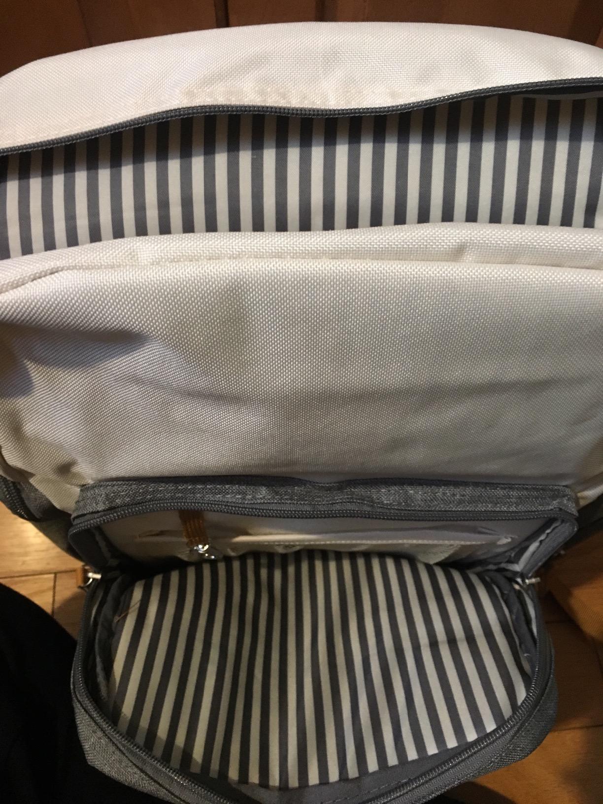 Parker Baby Co. 8-Year Original Birch Diaper Backpack - Cream customer photo 1