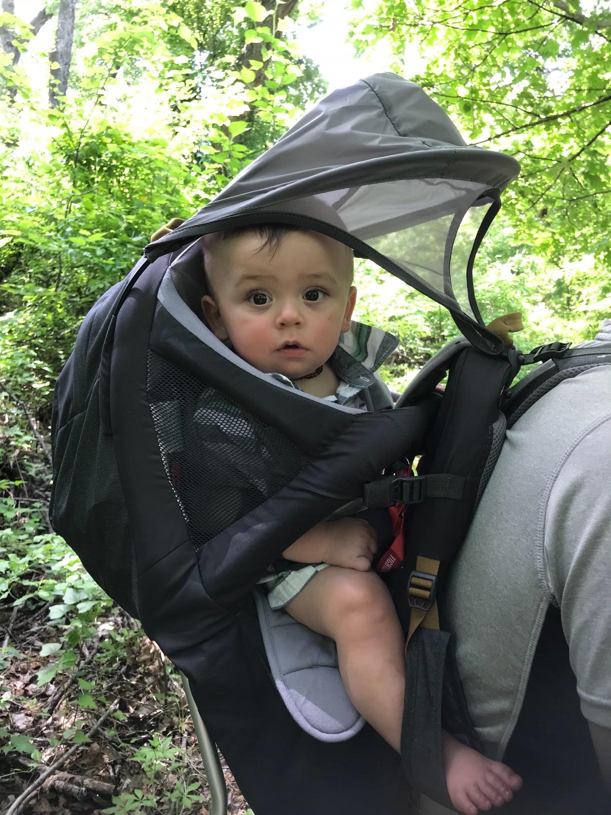 Kelty Journey PerfectFit Child Carrier Backpack, Adjustable Suspension with Hipbelt, 5 Point Safety Harness, Large Zippered Mesh Pockets customer photo 1