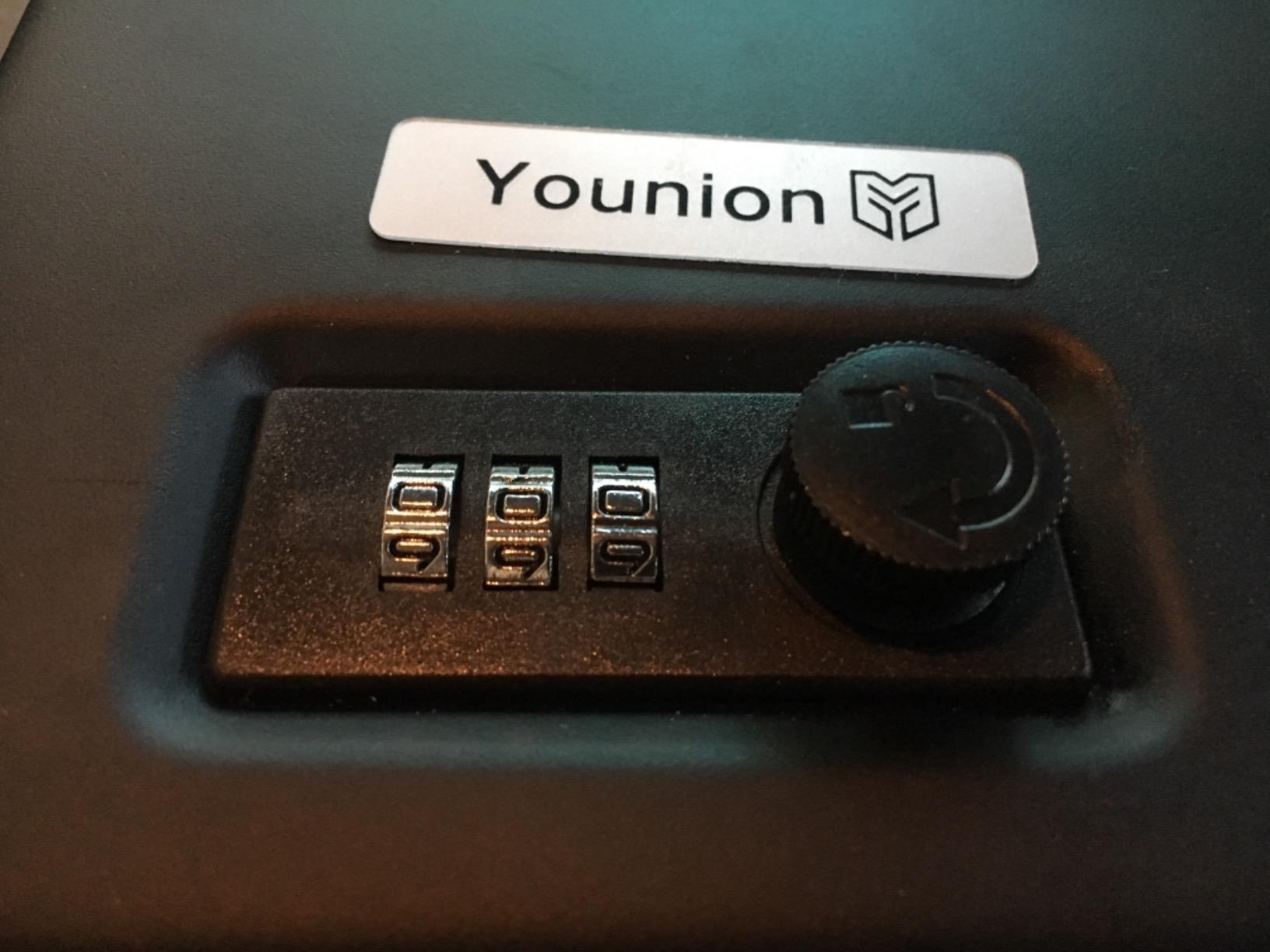Younion Pistol Safe, Portable Travel Gun Safe, Handgun Lock Box, Gun Safes for Cars, Black customer photo 2