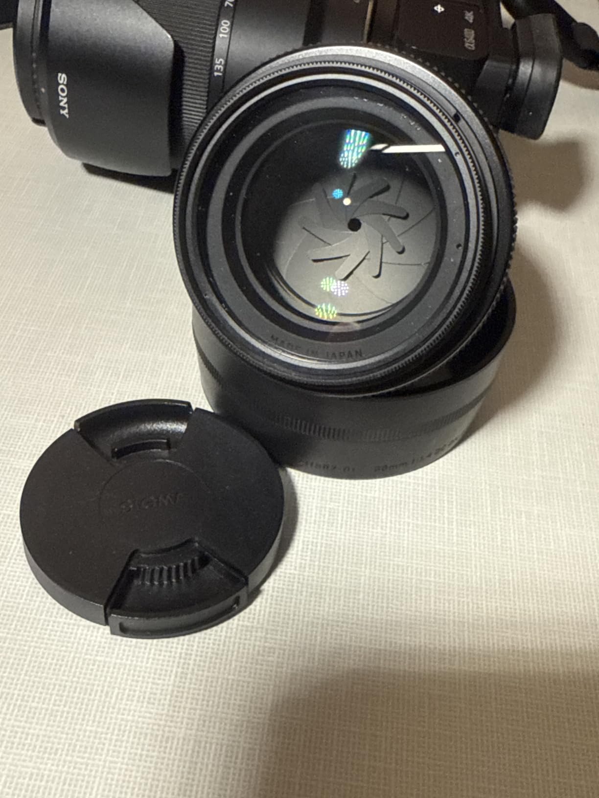 Sigma 56mm for E-Mount (Sony) Fixed Prime Camera Lens, Black customer photo 1