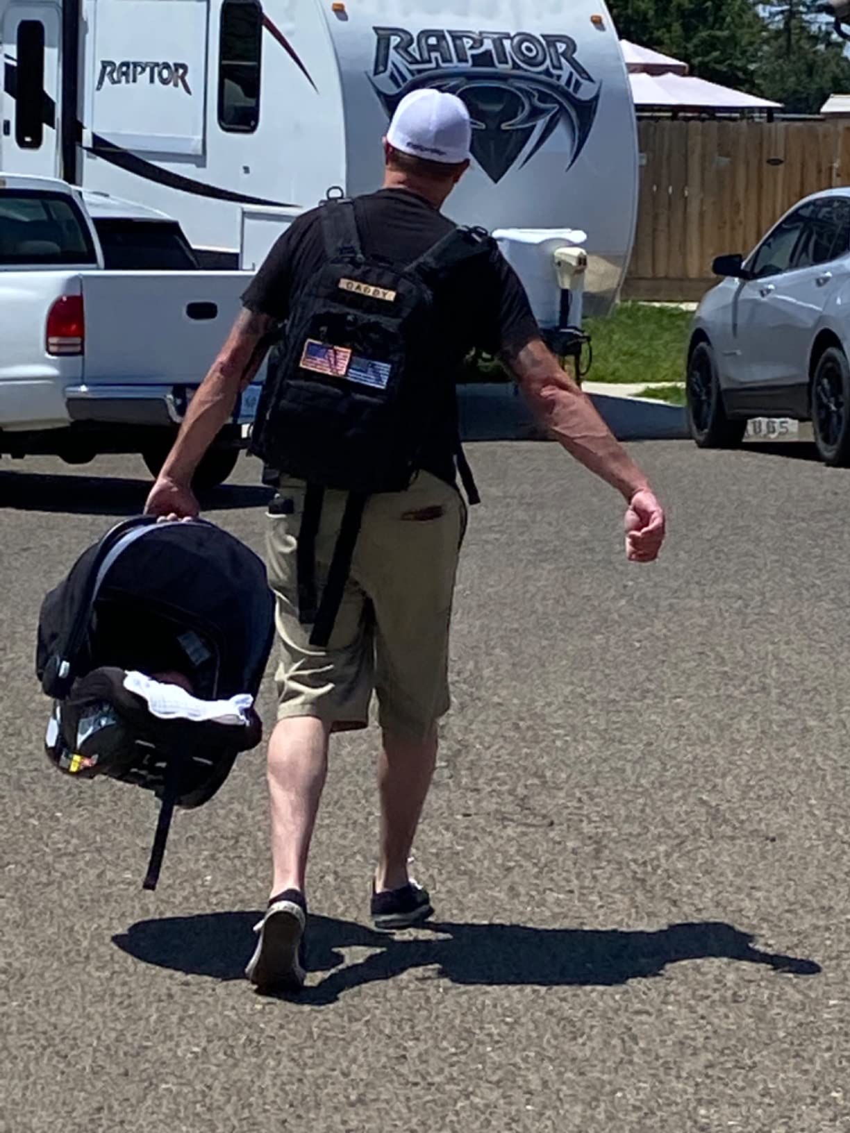 MIRACOL Diaper Bag Backpack for Dad: 40L XL Capacity Fits 1-3 Days Trip - Military Style with Daddy Patch for Active Dads - Ideal Gift for New Fathers & Husbands customer photo 1