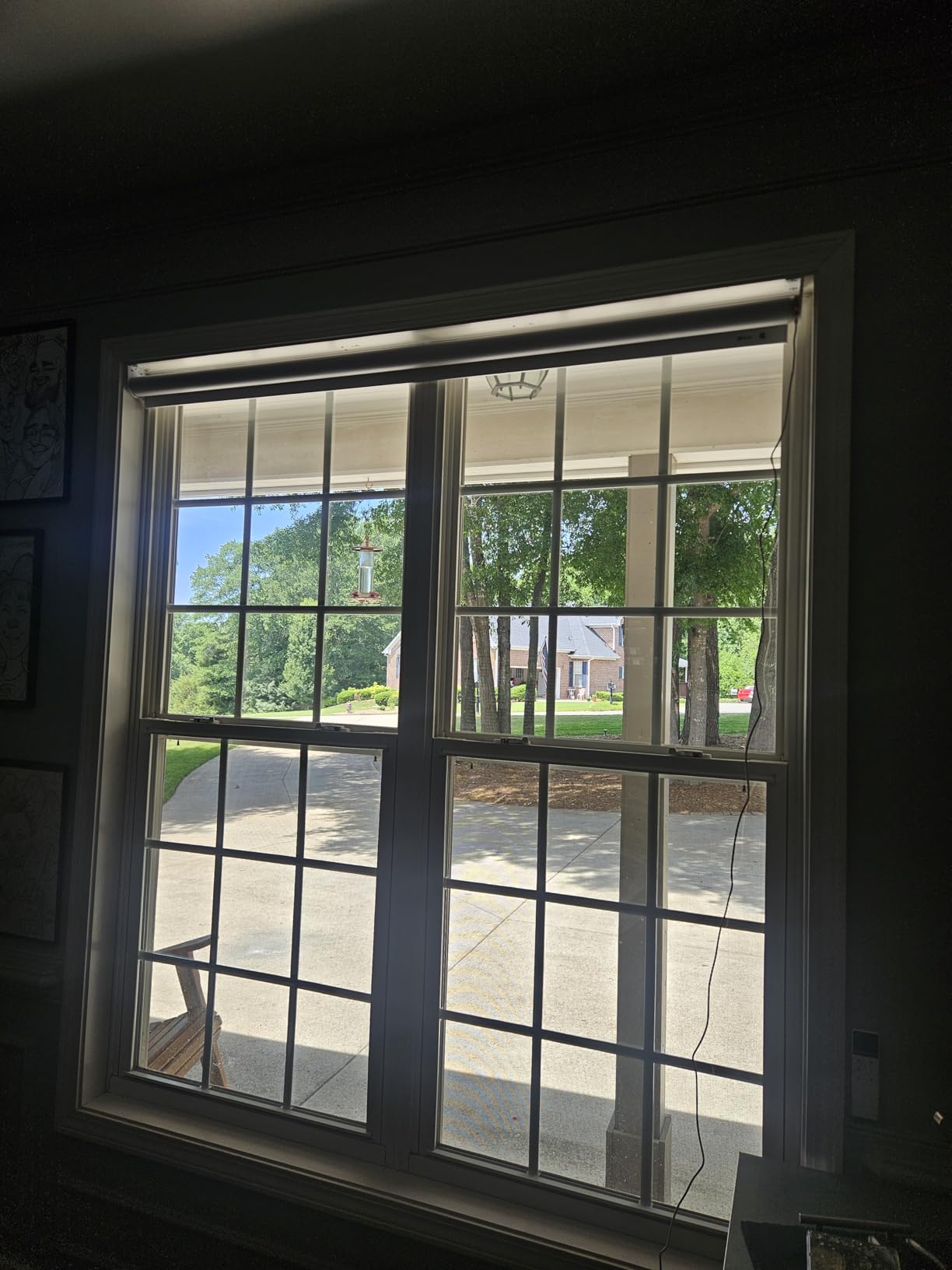 ZSHINE Motorized Blackout Roller Shades Remote Control Rechargeable(82010G) customer photo 2