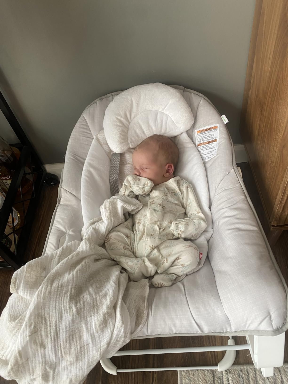 Ingenuity Keep Cozy 3-in-1 Grow with Me Vibrating Baby Bouncer, Seat & Infant to Toddler Rocker, Vibrations & Toy Bar, 0-30 Months Up to 40 lbs (Weaver) customer photo 2