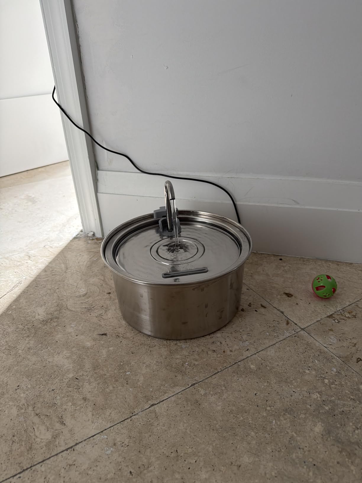 Tomxcute Cat Water Fountain Stainless Steel, 108oz/3.2L Pet Fountain customer photo 2