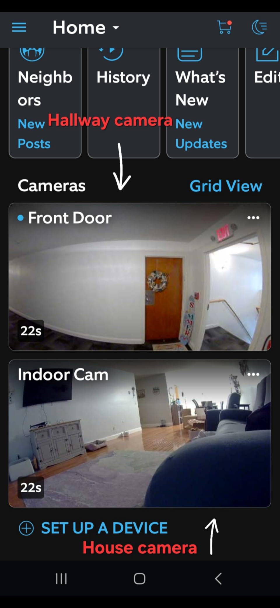 Ring Indoor Cam (newest model) — Home or business security in 1080p HD video, White customer photo 2